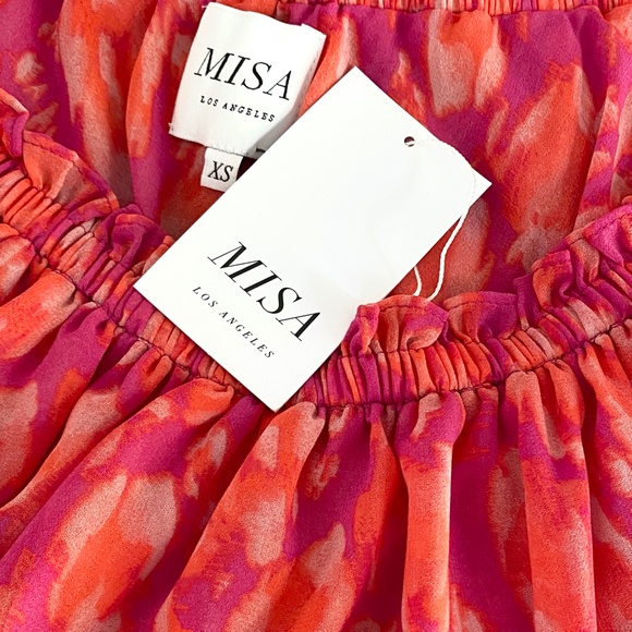 NWT MISA Rumi One Shoulder Dress - XS - Picture 6 of 10